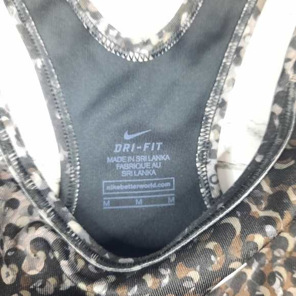 Nike Black/Gray Sports Bra Dri-Fit - Picture 3 of 6